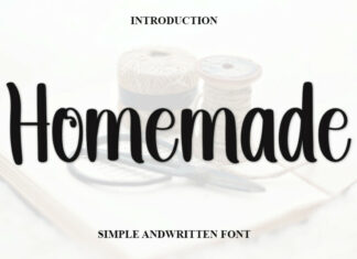 Homemade Font