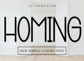 Homing Typeface