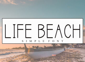Life Beach Font