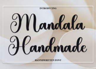 Mandala Handmade Typeface
