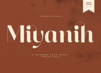 Miyanih Typeface