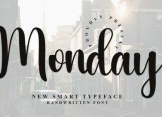 Monday Script Font