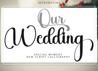 Our Wedding Font