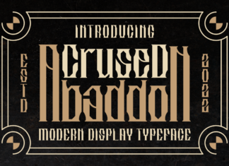 Crused Abaddon Font