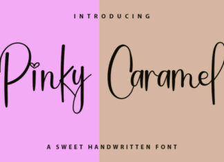 Pinky Caramel Font