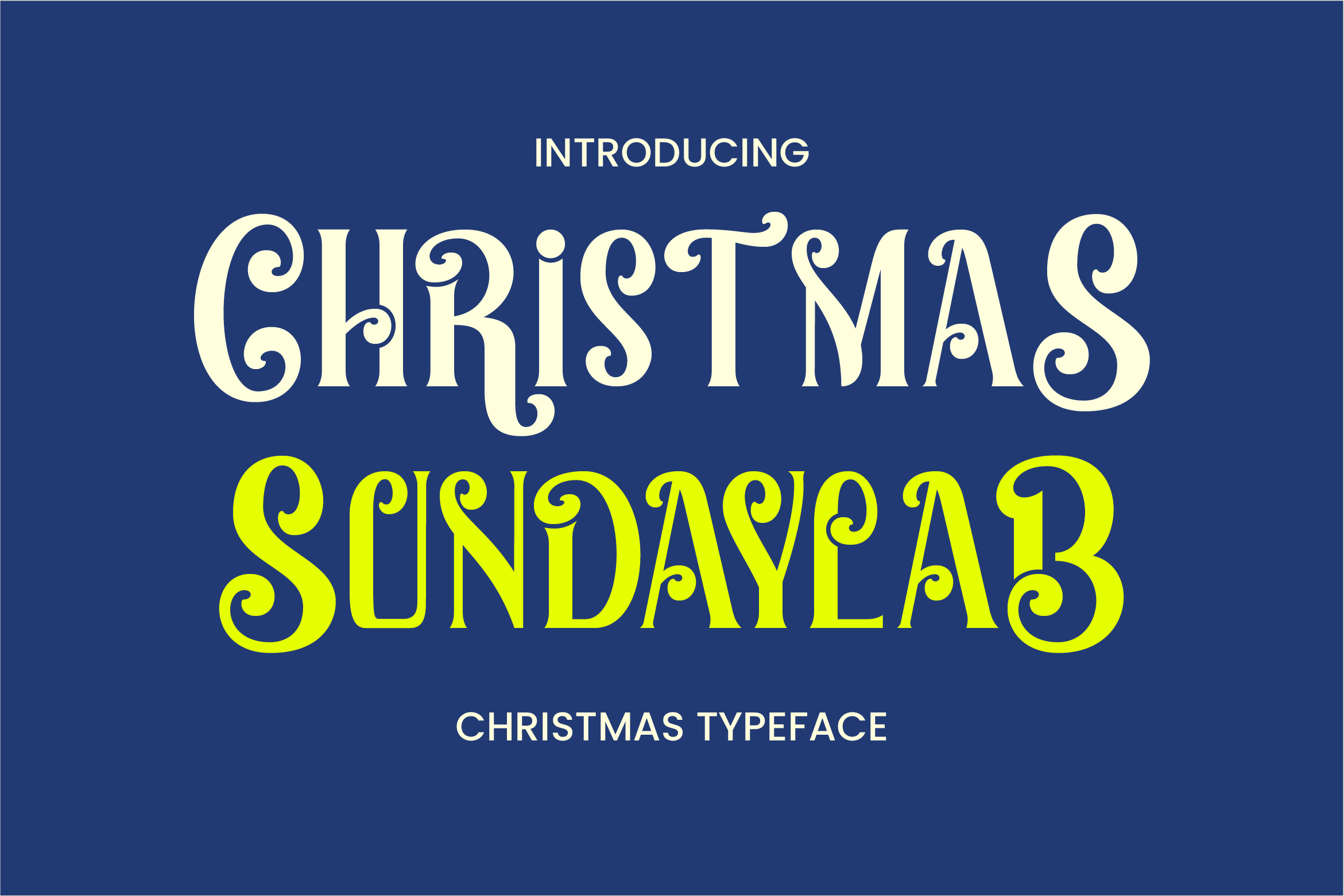 Christmas Sundaylab Font - Download Free Font