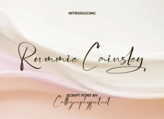 Rummie Cainsley Font