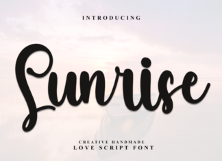 Sunrise Typeface