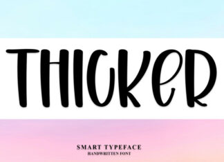 Thicker Typeface