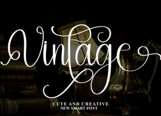 Vintage Calligraphy Typeface