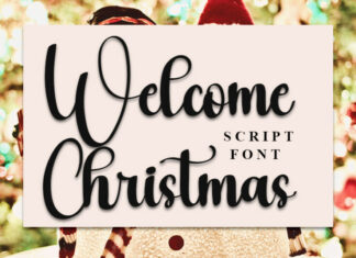 Welcome Christmas Script Typeface