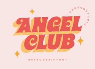Angel Club Display Font