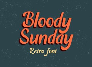 Bloody Sunday Font