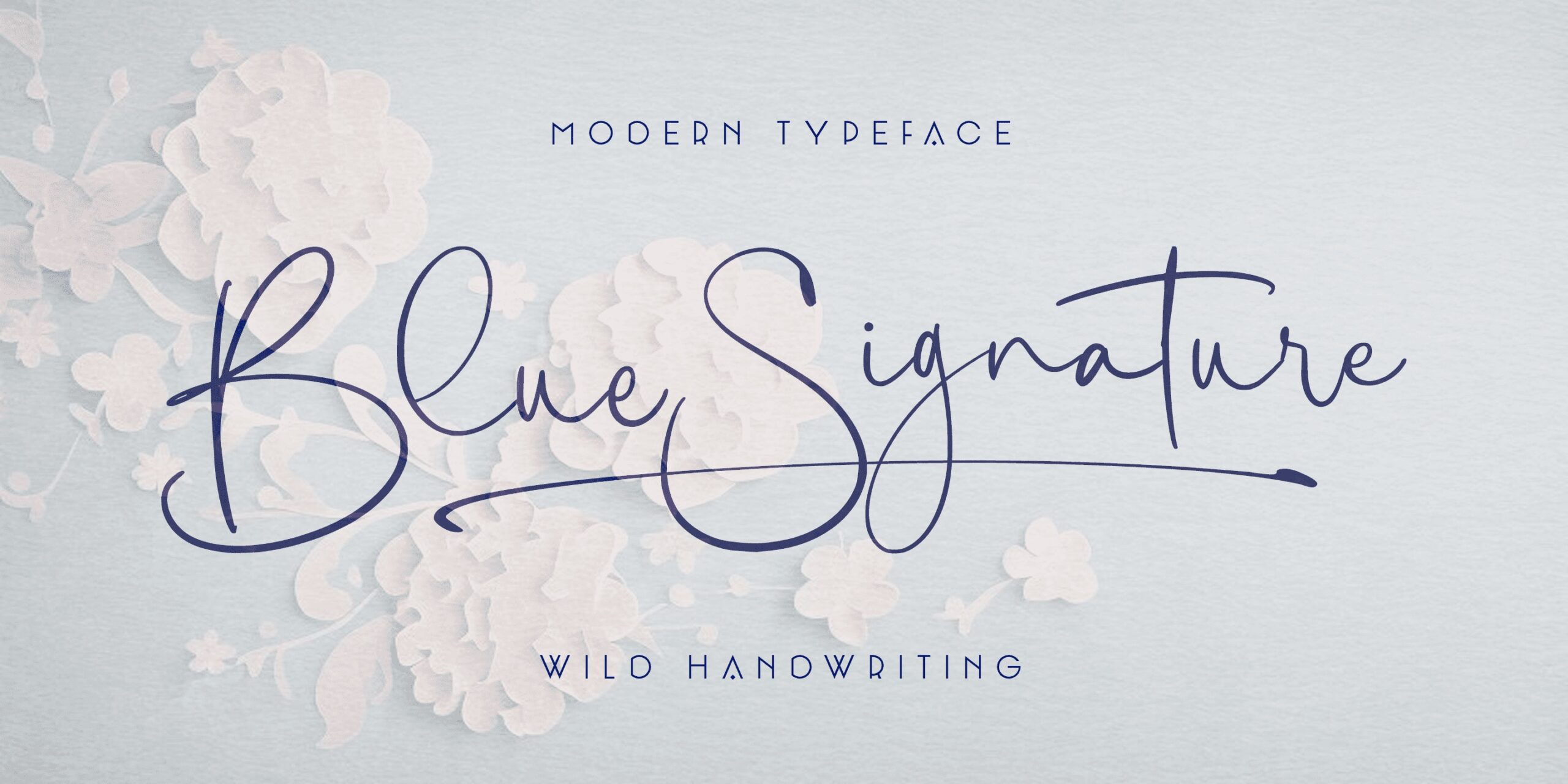 Blue Signature Font - Download Free Font