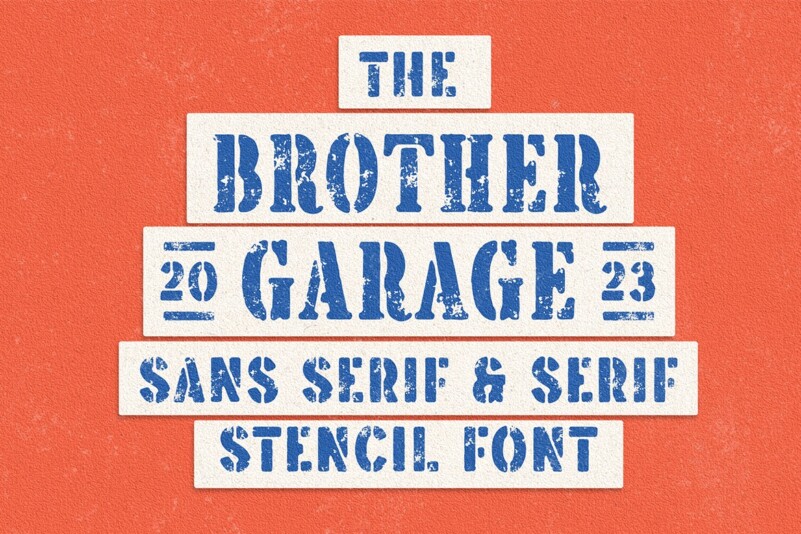 Brother Garage Font - Download Free Font