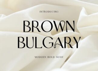 Brown Bulgary Font
