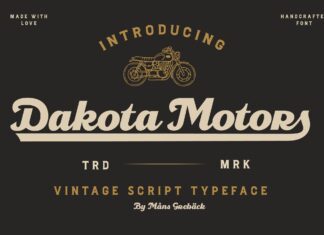 Dakota Motors Font