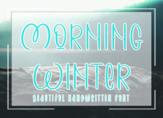 Morning Winter Font