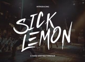 Sick Lemon Font