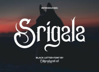 Srigala Font