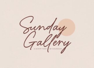Sunday Gallery Font