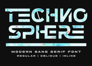 Techno Sphere Font