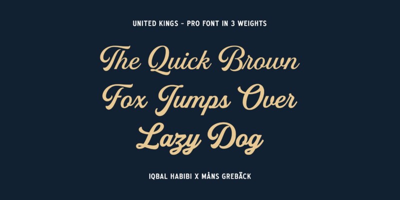 United Kings Font - Download Free Font