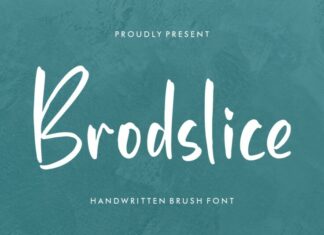 Brodslice Font