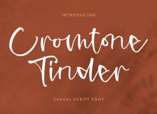 Cromtone Tinder Font