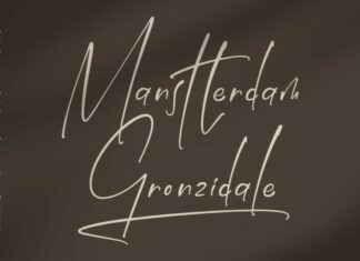 Manstterdam Gronzidale Font