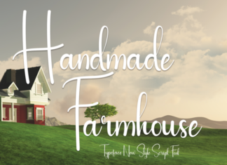 Handmade Farmhouse Typeface