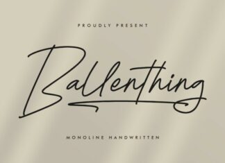 Ballenthing Font