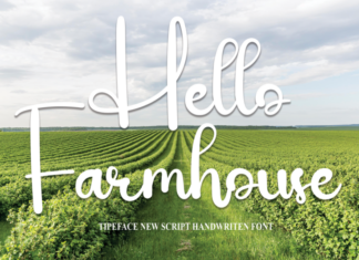 Hello Farmhouse Typeface