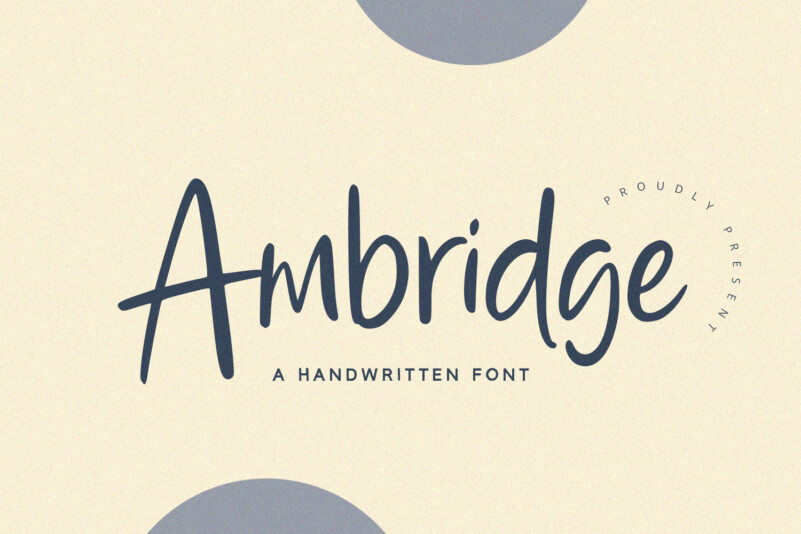 Ambridge Typeface