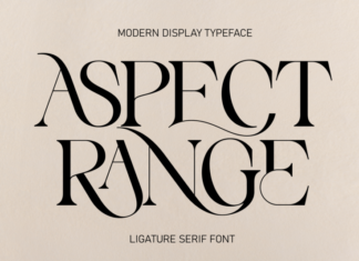 Aspect Range Font