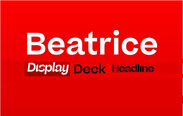 Beatrice Font Family Download Free Font