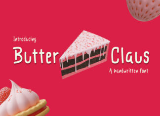 Butter Claus Font