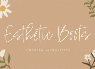 Esthetic Boots Font