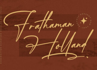 Frathaman Holland Font