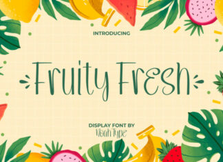 Fruity Fresh Font