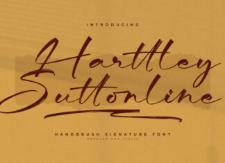 Harttley Suttonline Font