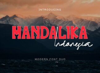 Mandalika Indonesia Font