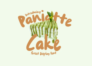 Paniatte Cake Font