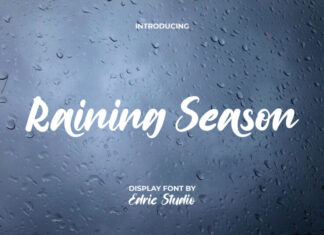 Raining Season Font