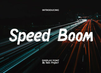 Speed Boom Font