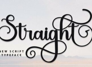 Straight Typeface