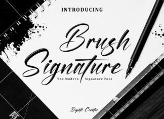Brush Signature Typeface