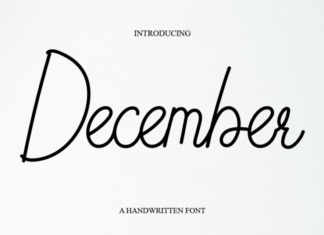 December Typeface