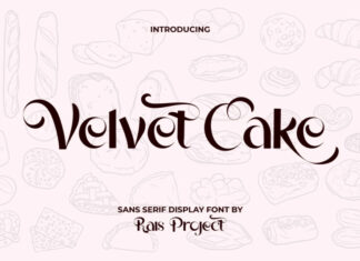 Velvet Cake Font