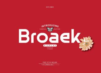 Broaek Font
